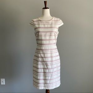 J CREW - Striped Midi Dress - Size 4